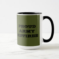 Mug Proud Army Retiree