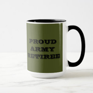 Taza Mug Proud Army Retiree