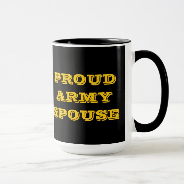 Taza Mug Proud Army Spouse (Derecha)