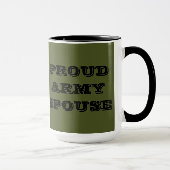Taza Mug Proud Army Spouse (Derecha)