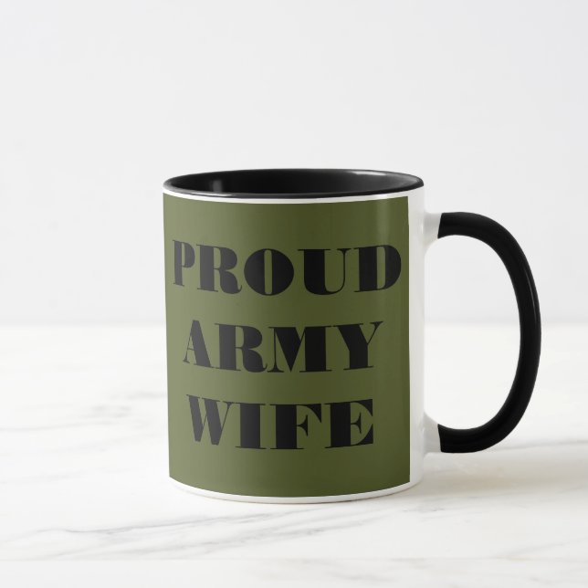 Taza Mug Proud Army Wife (Derecha)