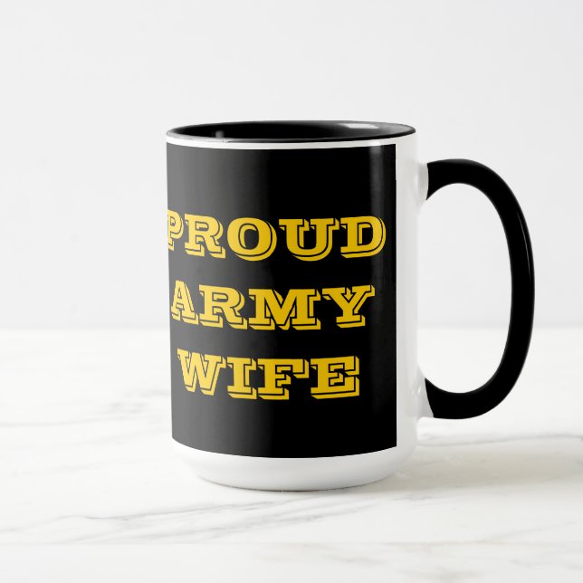 Taza Mug Proud Army Wife (Derecha)