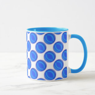 Taza Mug - puntos azules