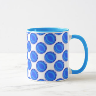 Taza Mug - puntos azules