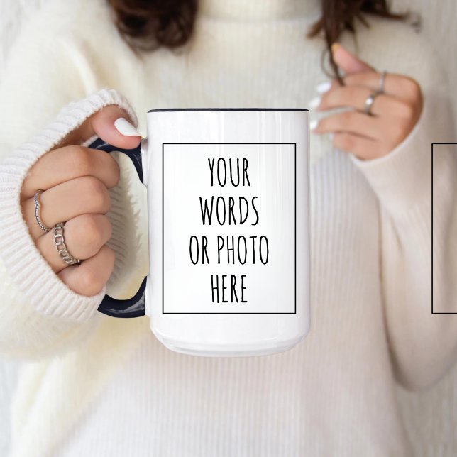 Taza Mug que se puede personalizar con texto o foto (Subido por el creador)
