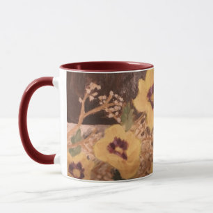 Taza Mug: Registro De Vida Con Flores