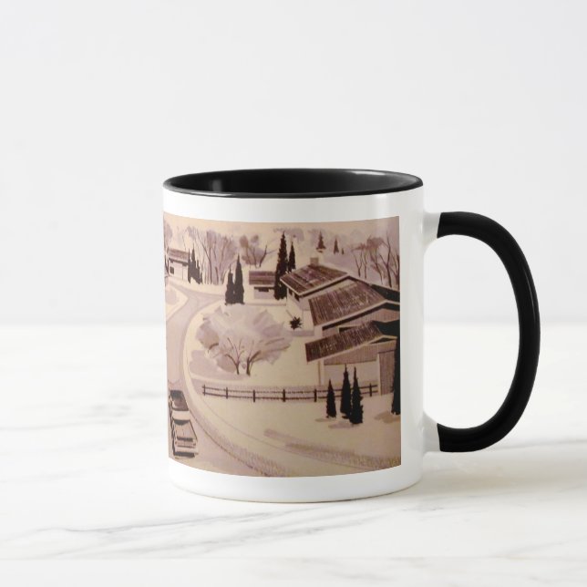 Taza Mug residencial modernista de los años 60 (Derecha)