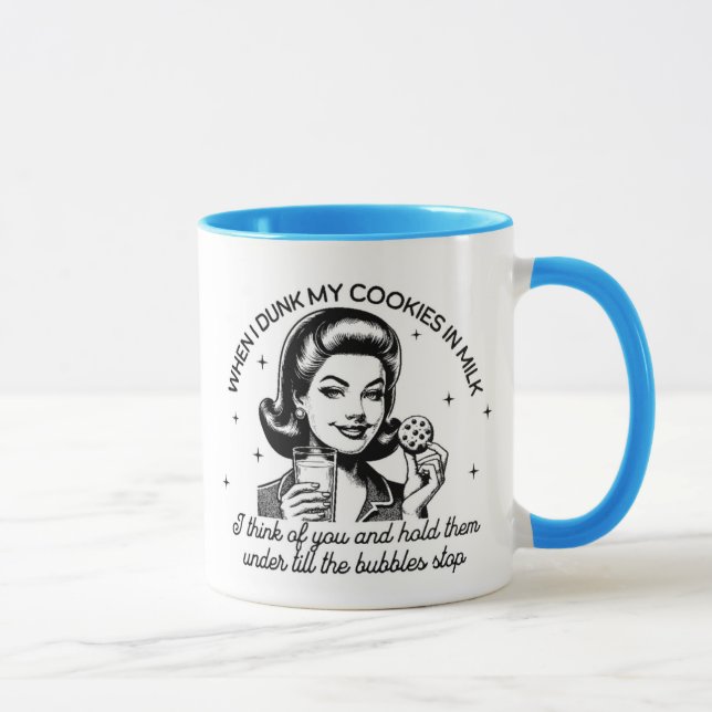 Taza Mug retro sarcástica - Cookies (Derecha)
