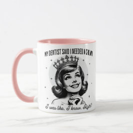Taza Mug retro sarcástica - Corona
