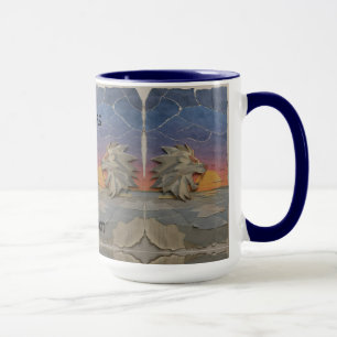 Taza Mug – Roaring Sunset Lion