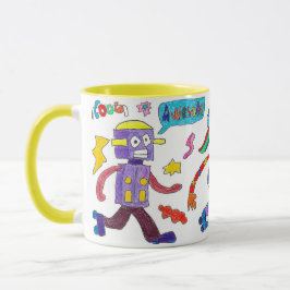 Taza Mug "Robots contra la patinaje"