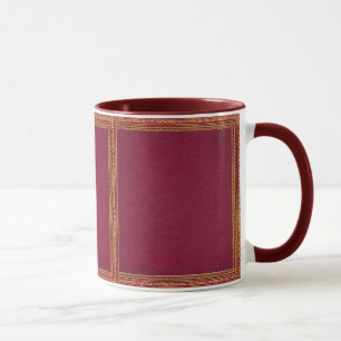 Taza Mug rojo antiguo