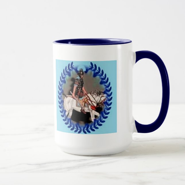 Taza Mug Roman Horse Soldier Por Ladee Basset (Derecha)