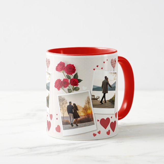 Taza Mug romántica - Regalo perfecto para parejas (Anverso derecho)