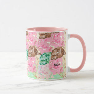 Taza Mug: Sabores del helado