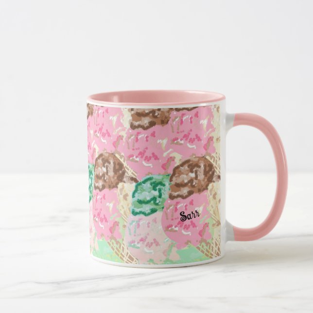 Taza Mug: Sabores del helado (Derecha)