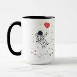 Taza Mug Saint-Valentin - "Love You to the Moon"