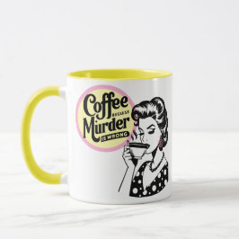 Taza Mug Sarcástica Retro - Café Porque