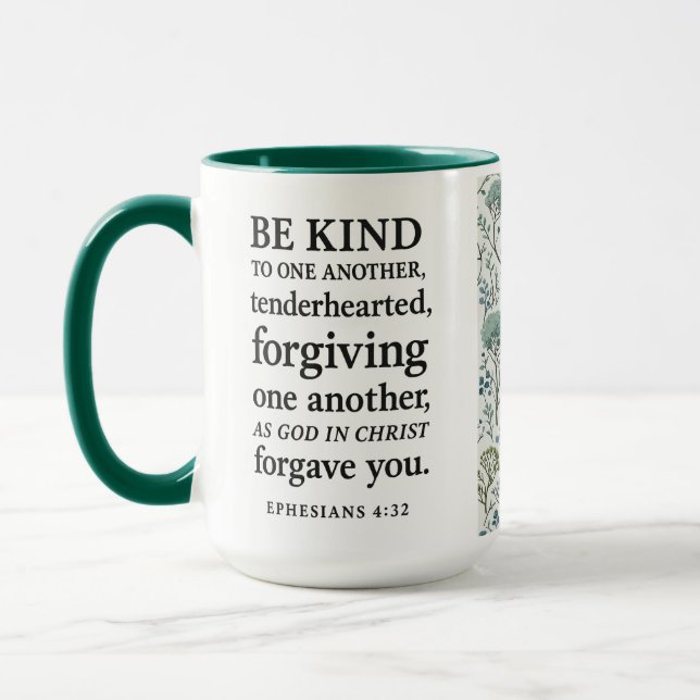 Taza Mug "Sé Amable Entre Sí" Eph. 4:32 (Izquierda)