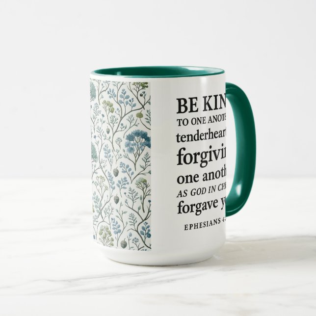 Taza Mug "Sé Amable Entre Sí" Eph. 4:32 (Anverso derecho)