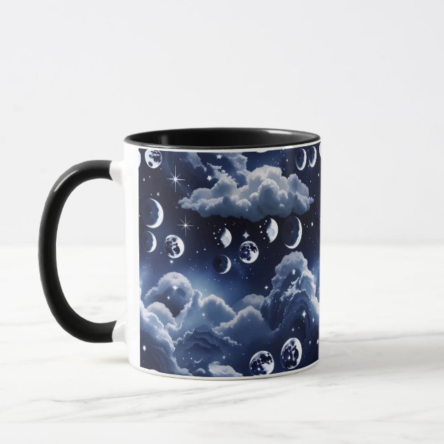 Taza Mug - Silver Celestial Moon (Izquierda)