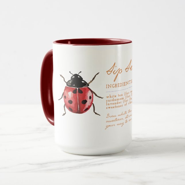 Taza Mug "Sip Serendipity" (Anverso izquierdo)