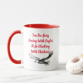 Taza Mug "Soarando Con Águilas"
