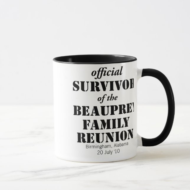 Taza Mug, sobreviviente de la Reunión Familiar - En cua (Derecha)