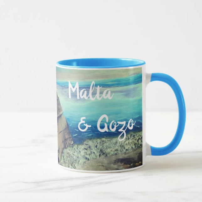 Taza Mug. Souvenir de Malta y Gozo (Derecha)
