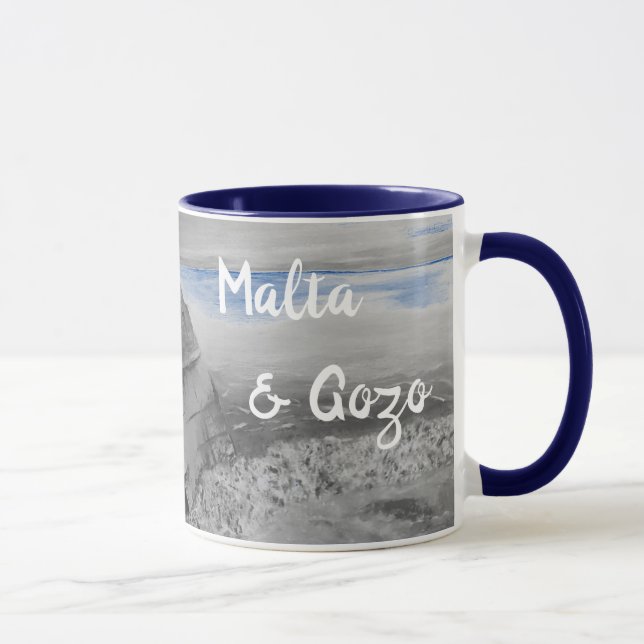 Taza Mug. Souvenir de Malta y Gozo (Derecha)
