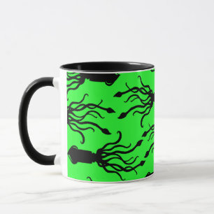 Taza Mug Squid Arte green