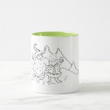 Mug ; Sr. y Sra. Claus