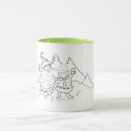 Taza Mug ; Sr. y Sra. Claus