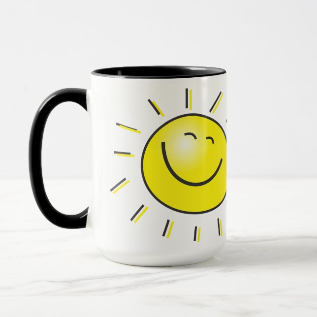Taza Mug Sunshine Personalizado De 15 oz Creado Por Zaz (Izquierda)