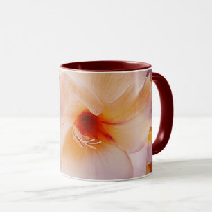 Taza Mug Sword Lily Red Bokeh