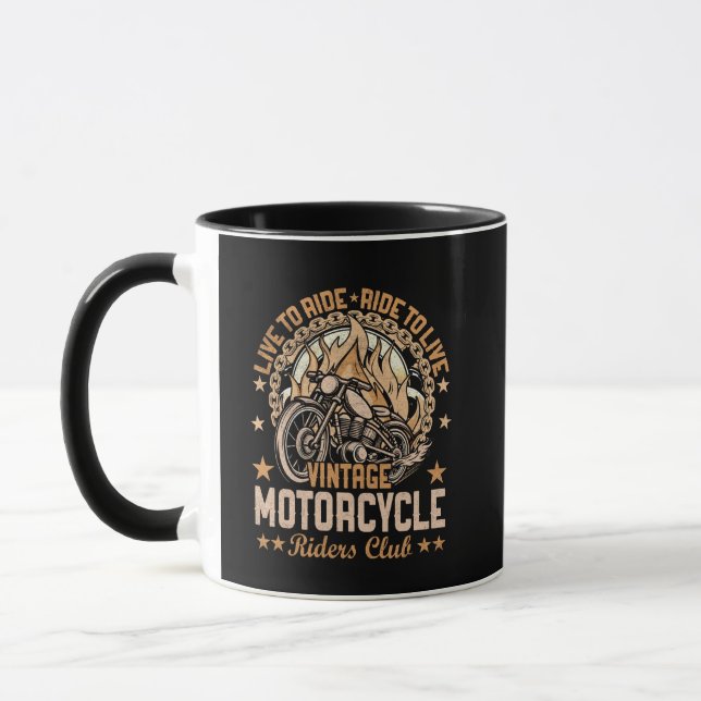 Taza Mug Tasse, pour les passionnés de moto. (Izquierda)