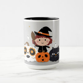 Taza Mug tema de Cute Halloween