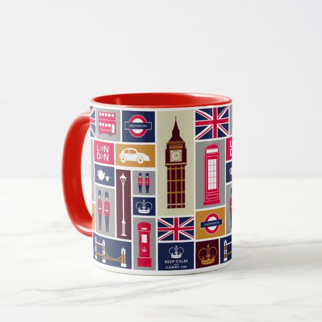 Taza Mug tema de Londres (Anverso izquierdo)