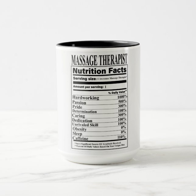 Taza Mug, terapeuta de masaje (Centro)