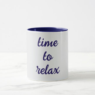 Taza Mug (tiempo para relajarse)