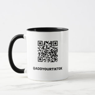 Taza Mug TikTok personalizado con código QR