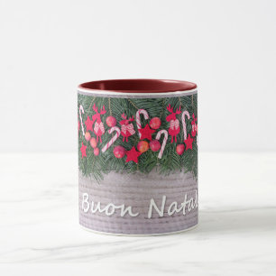 TAZA MUG TOTALMENTE "NAVIDADES ITALIANOS BUON NATALE"