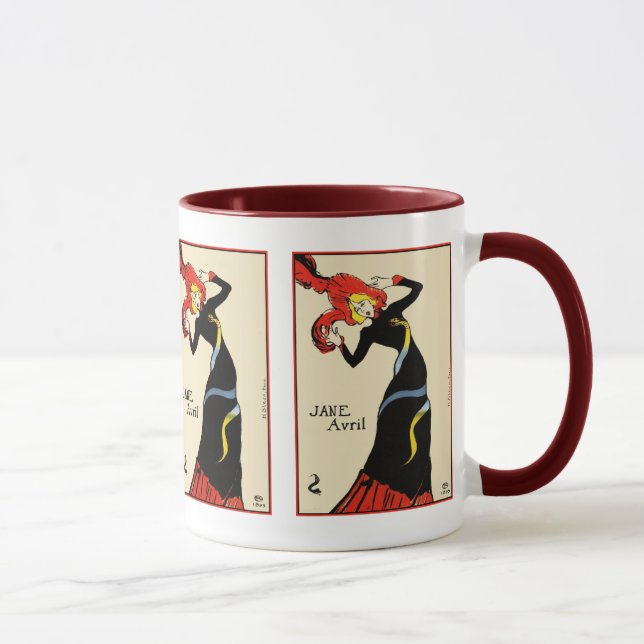 Taza Mug: Toulouse Lautrec - Jane Avril (Derecha)