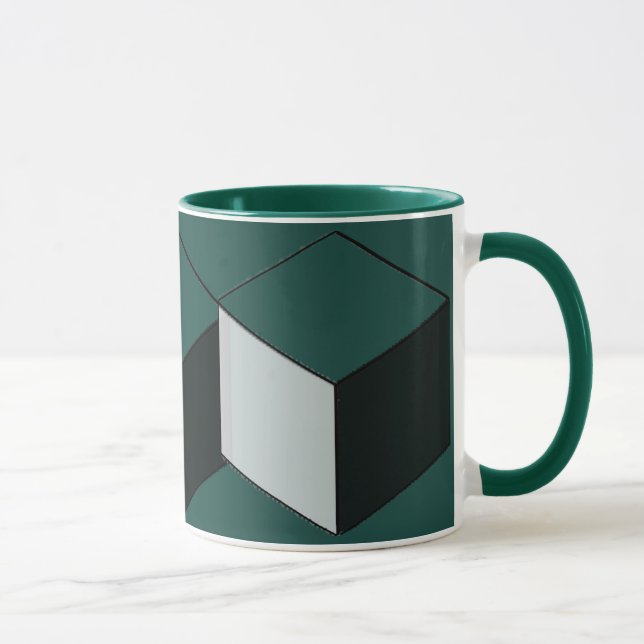 Taza Mug - Tres bloques dimensionales (Derecha)