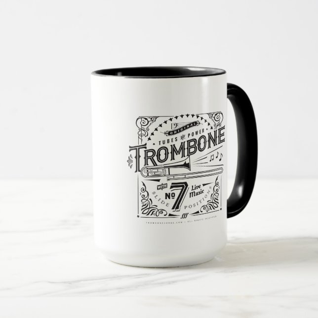 Taza Mug. trombona vintage (Anverso derecho)