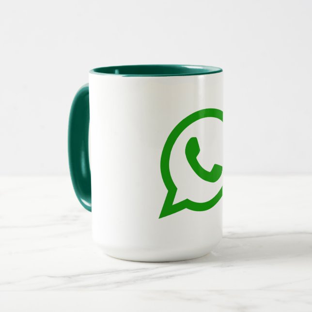 Taza Mug Whatsapp de alta calidad (Anverso izquierdo)