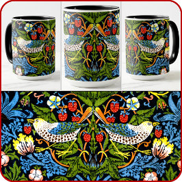 Taza MUG - William Morris - "Ladrón de fresas"