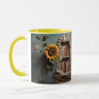 Taza Mug with a book design