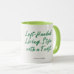 Taza Mug with a Twist<br><div class="desc">This mug from Left-Handed by Design combines a soothing feel with a warm,  inviting style. Ideal for those who value thoughtful details,  it serves as a gentle reminder to trust your own path.</div>