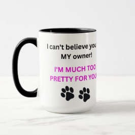 Taza Mug with the Much Too Pretty Cat